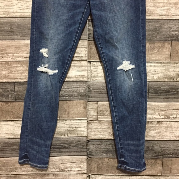 American Eagle Original Taper Jeans Men’s 30x32 Blue Distressed Next Level Flex - Picture 6 of 10